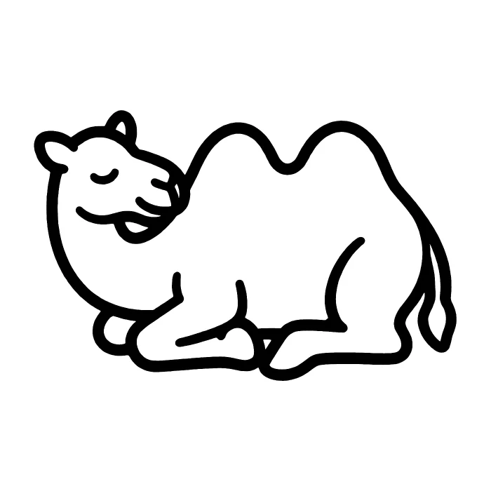Верблюд: Спит
