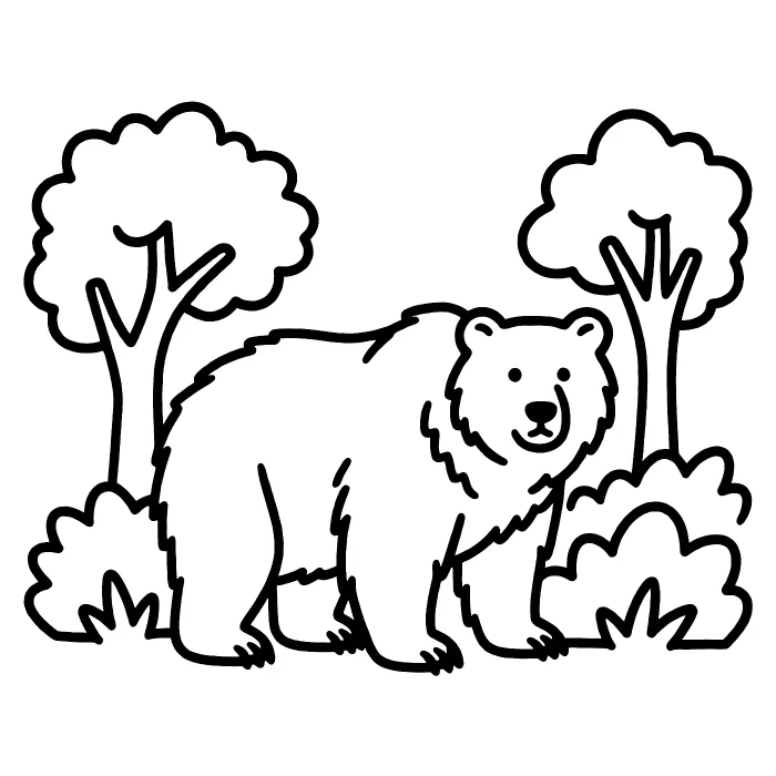 Медведь: В лесу