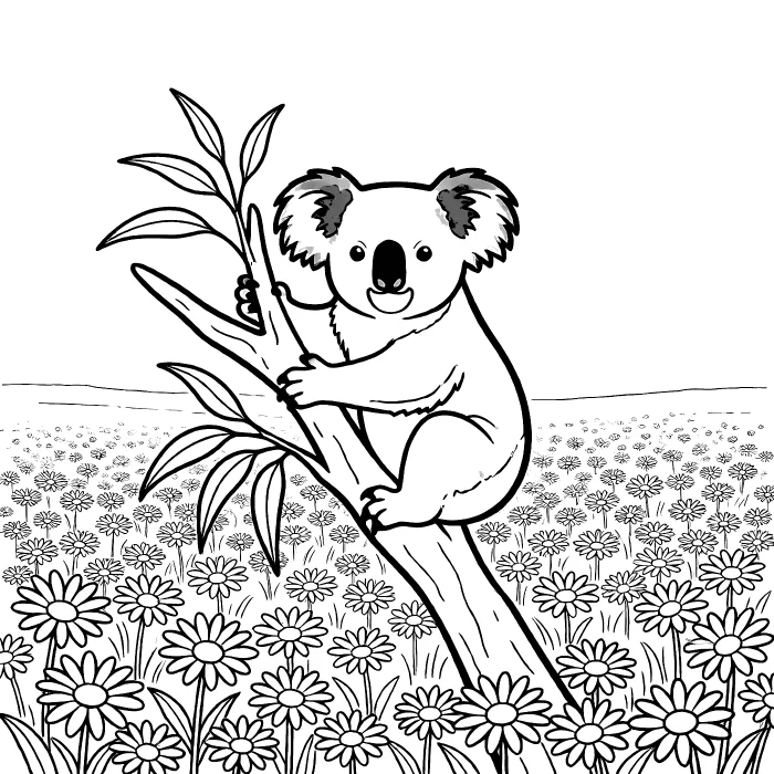 Коала: На поляне