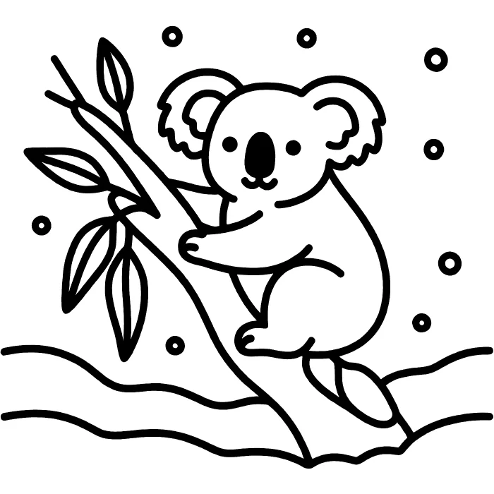 Коала: Зимой