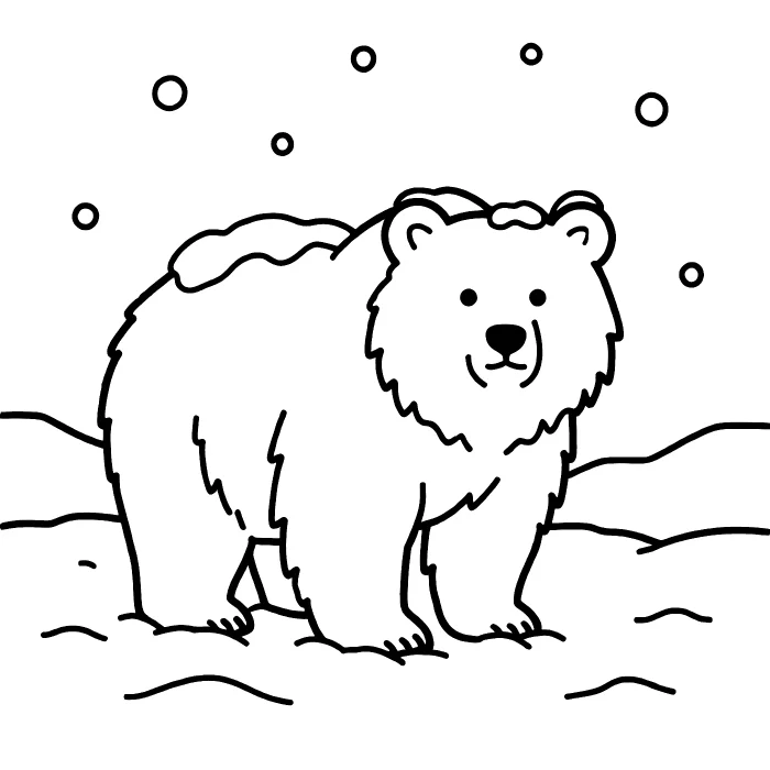 Медведь: Зимой