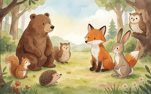 Книжечка «Звери наших лесов»